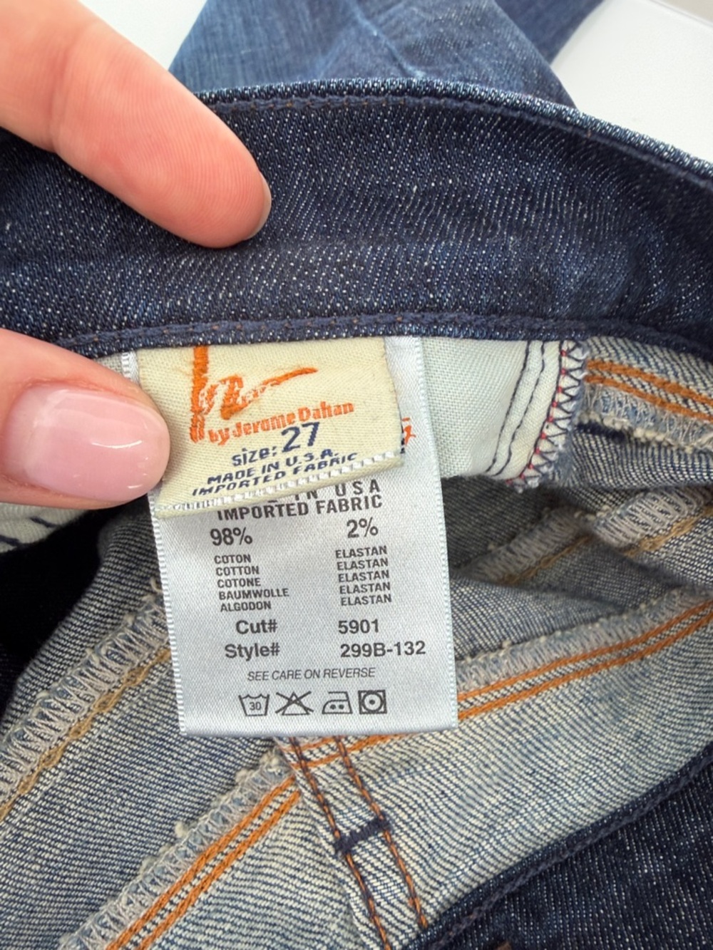 Citizens Of Humanity Dark Blue Flare Jeans 27 - Picture 7 of 8